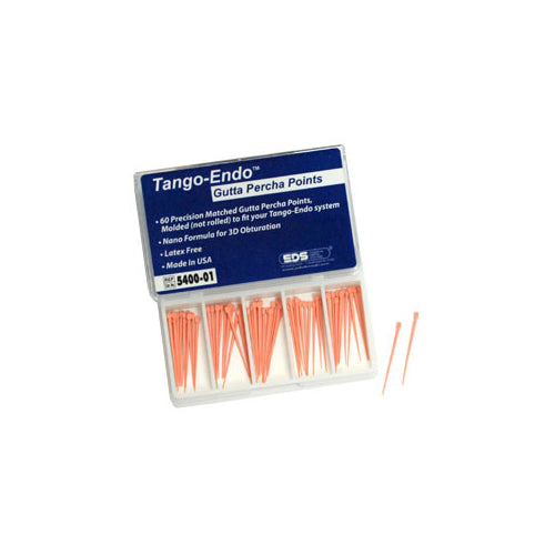 Essential Dental Systems 5400-01 Tango-Endo Precision Gutta Percha Points 60/Pk Essential Dental Systems 5400-01 Tango-Endo Precision Gutta Percha Points 60/Pk